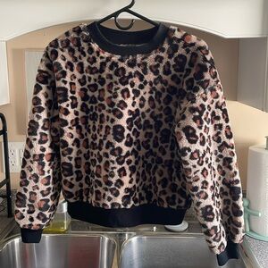 NWOT wild fable super soft leopard sweatshirt